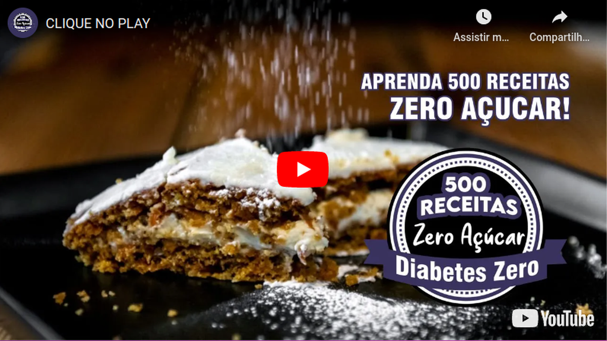 500 Receitas zero açúcar e glúten – Diabetes Zero!